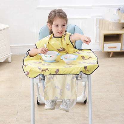 Dinner Sleeveless Bib Tray Baby Dirt-proof All-in-One