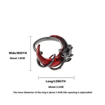 High-grade Simple Design Switchable Index Finger Ring