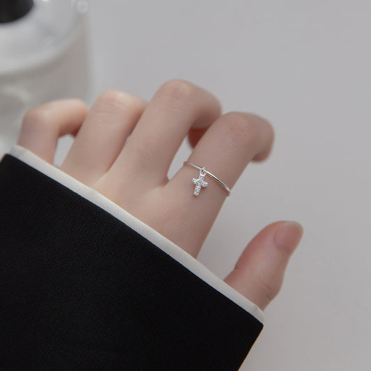 Graceful And Fashionable Cross Ring Women