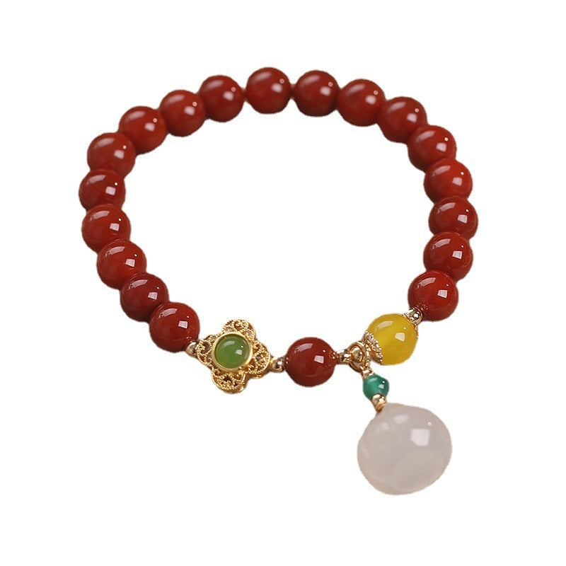 Ethnic Style Nanjiang Carnelian Bracelet Women