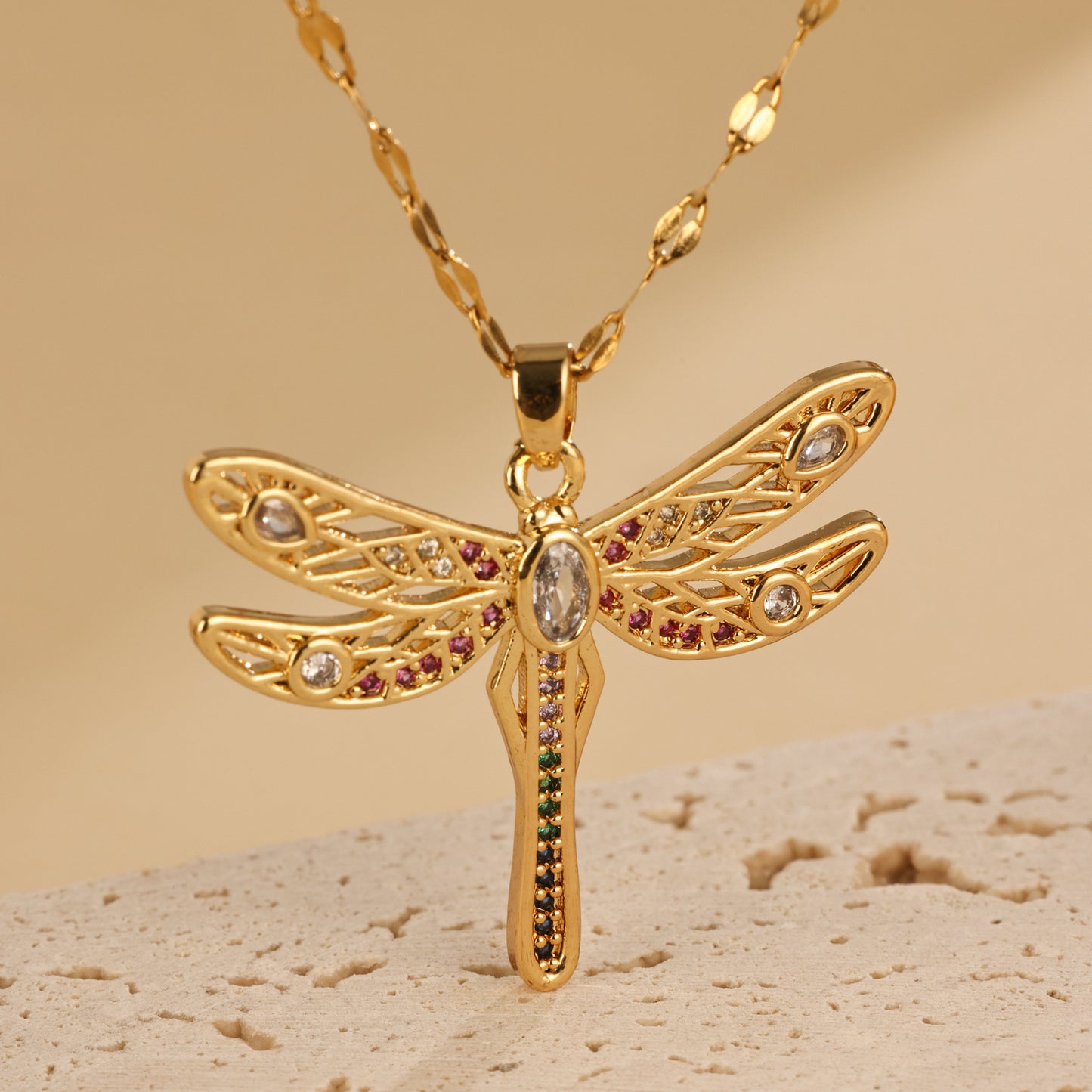 Necklace Women's New Dragonfly Necklace, Small And Minimalist Design, Japanese And Korean Quality, Elegant And Elegant Temperament, Internet Celebrity Collarbone Necklace