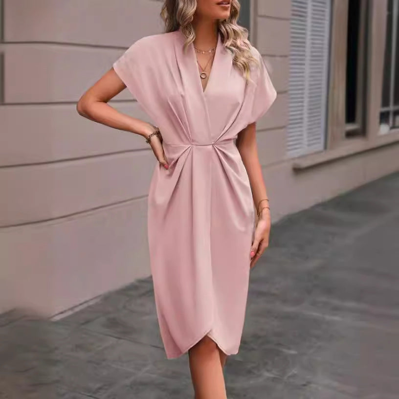 European And American Fashion Pleated Dress