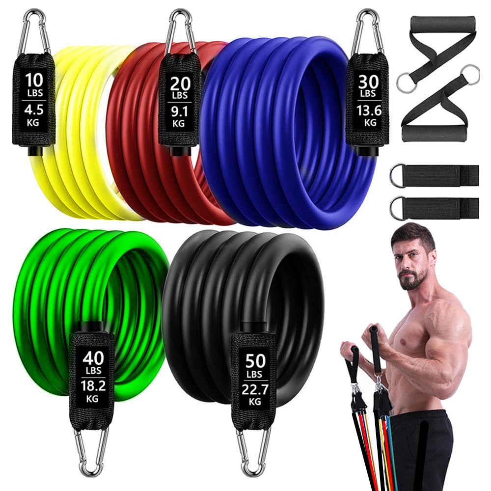 Resistance Bands Set Exercise Bands Home Workouts