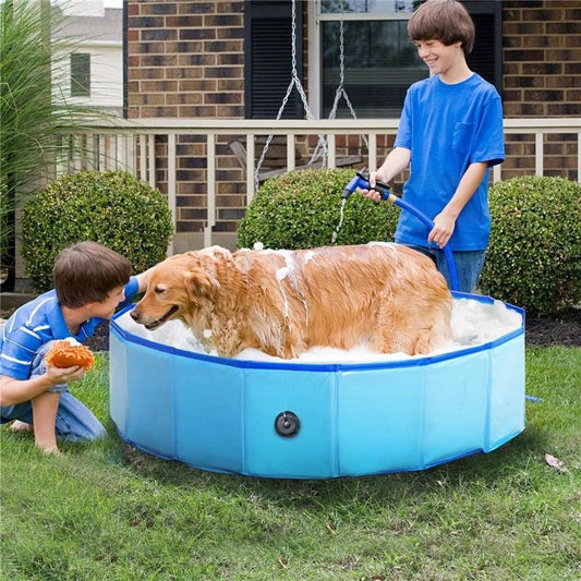 Dog Bottom Wooden Bathtub , Pool Bath for Dogs